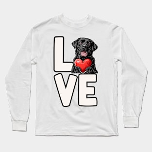 Black Labrador Retriever Long Sleeve T-Shirt